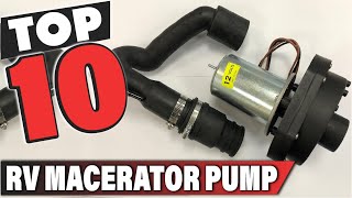 Best RV Macerator Pump In 2024  Top 10 RV Macerator Pumps Review [upl. by Dej]