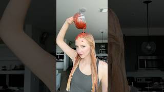 Dying my hair with STRAWBERRIES [upl. by Mays]