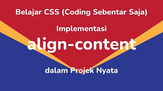 Implementasi aligncontent CSS dalam Daftar Produk [upl. by Ajed581]