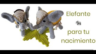 Elefante 🐘 para tu nacimiento 🐘🐄🫏 Amigurumis by Petus [upl. by Tsai697]