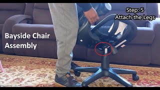 Bayside Furnishings Metrex IV Mesh Office Chair from Costco ebay amazon  Assembly and Review [upl. by Nostaw]