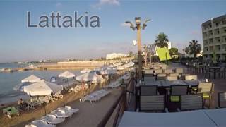 Lattakia 2017 Syria Latakia Golden Beach Hotel اللاذقيةو سوريا منتجع الشاطئ الذهبي [upl. by Yellat]