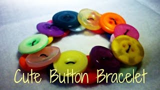 DIY Stretch Button Bracelet ¦ The Corner of Craft [upl. by Caria]