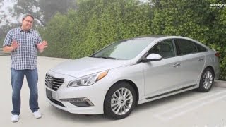 2015 Hyundai Sonata Test Drive Video Review [upl. by Anib482]