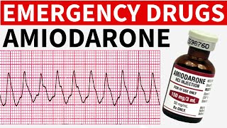 Amiodarone  Emergency medications [upl. by Eekorehc]