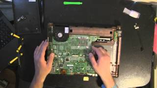 COMPAQ F700 laptop take apart video disassemble how to open disassembly [upl. by Yenattirb]