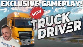 Truck Driver  20 minutes of EXCLUSIVE gameplay [upl. by Etteiram]