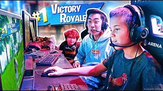 RICEGUM Vs 11 YEAR OLD PROS on FORTNITE [upl. by Ennagrom]