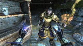 Elder Scrolls V Skyrim Walkthrough in 1080p Part 73 Following Orthorn in Fellglow Keep [upl. by Stanleigh498]