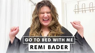 Remi Bader’s Realistic Skincare Routine  Go To Bed With Me  Harper’s BAZAAR [upl. by Etteraj]