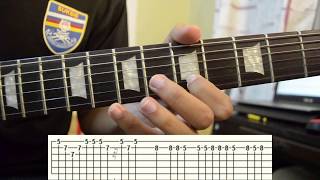 Selamat Tinggal Pujaan Malam Pesta Rock and Roll Lead Guitar Tutorial w Tab [upl. by Cohdwell12]