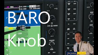 FS2020 G1000 BARO Knob  Setting your altimeter  By realworld CFIATP [upl. by Nij307]