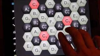 Musix for ipad Gerhard layout scales and chords [upl. by Iruj]