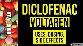 Diclofenac Sodium Tablets and Gel  Uses Dosage and Side Effects [upl. by Astrid]