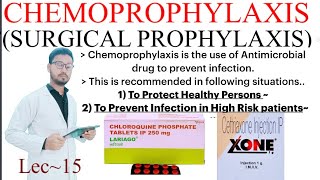 CHEMOPROPHYLAXIS PHARMACOLOGY  SURGICAL PROPHYLAXIS ANTIBIOTICS [upl. by Lorrimer]