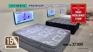 15 Discount for Damro Premium Spring Mattress [upl. by Oralle]