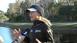 Lydia Ko Uses Yoga to Clear Mind Prepare for 2019 LPGA Season [upl. by Yeltneb]