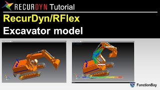 RecurDyn Tutorial  RFlex Excavator [upl. by Ynaoj428]