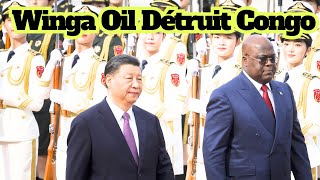 Chine en RDC Winga Oil exploite les ressources du Congo au détriment du peuple amp de lenvironnement [upl. by Anahsed]