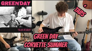 CORVETTE SUMMER  GREEN DAY Guitar Cover  TABS In Description [upl. by Essirehc]