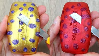 Relaxing Soap Cutting ASMR Satisfying Soap and lipstick cutting Corte de jabón  873 [upl. by Marlie42]