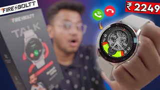 Fire Boltt Talk 2 Unboxing amp Review  Premium Budget Calling Watch [upl. by Airdnoed]