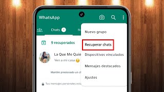 ✅ Como RECUPERAR conversaciones BORRADAS de WhatsApp 2024 Tutorial para recuperar Chats ELIMINADOS [upl. by Nivlak]