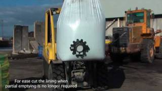 Raimo Big Bag Dispenser  for emptying bulk bagsFIBCs [upl. by Heiskell]