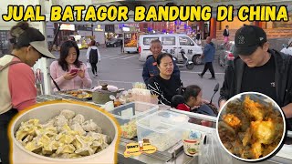 JUAL BATAGOR BANDUNG DI CHINA DENGAN SAUS KACANG ALHAMDULILLAH COCOK DENGAN SELERA ORANG CHINA🥰 [upl. by Tlok461]