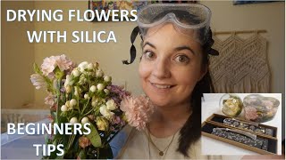 HOW TO DRY YOUR OWN FLOWERS in Silica Gel for Resin BEGINNERS TIPS [upl. by Hasseman]