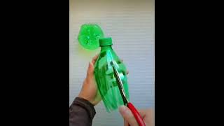 DIY bottle craft with bottle and clay diy YouTube shorts [upl. by Odlanar]