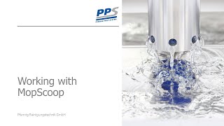 Working with MopScoop  Cleanroom  Pfennig Reinigungstechnik GmbH  PPS [upl. by Oirretna]