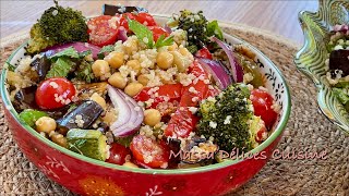 Salade de Quinoa avec Légumes Rôtis au Four et l’Ail Confit  Une Recette Qui Vous Émerveillera 😋 [upl. by Aisenat]