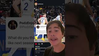 Warriors starting lineup prediction video dropping tomorrow [upl. by Meri]