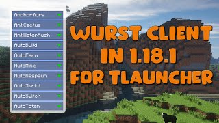 How to Install Wurst client on tlauncher [upl. by Evannia210]