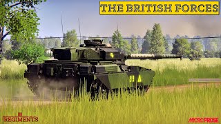 The BRITISH Forces  REGIMENTS Gameplay [upl. by Alaik]