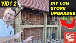 DIY Log Store Storage Upgrades [upl. by Anavahs]