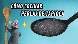 CÓMO COCINAR PERLAS DE TAPIOCA  Forma fácil para cocinar perlas de tapioca PerlasDeTapioca [upl. by Nuyh]