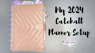 My Catchall Planner Setup 2024  A5 Discbound Planner [upl. by Aihsal]