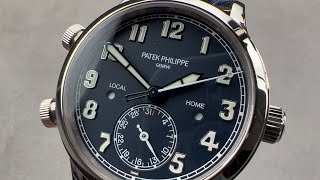 Patek Philippe Calatrava Pilot Travel Time 375mm 7234G001 Patek Philippe Watch Review [upl. by Bryce]