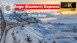 Turkeys Most Scenic Train  Touristic Dogu Eastern Express 4 Hours Ride From Kars to Erzurum [upl. by Weissberg]