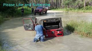 Water Meetup Off Road Mitsubishi Montero Nissan Frontier and Jeeps [upl. by Ordnas]