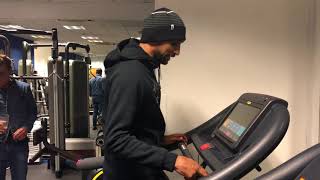 Amir Khan In Bolton Walks Into Gym For Late Night Workout [upl. by Nitsur]