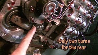 How to adjust bands and change automatic transmission fluid [upl. by Kcirdot]