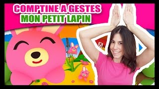 Mon petit lapin a bien du chagrin  Comptines à gestes  Méli et Touni  Titounis [upl. by Crist]