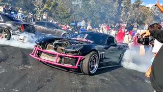 BOOSTED Drift Vette SHUTS DOWN Jacksonville Legal Pit [upl. by Anilorak]