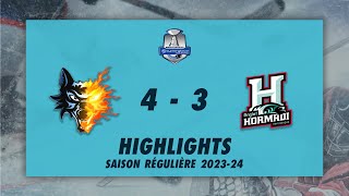 Brûleurs de Loups de Grenoble 43 Anglet Hormadi  Highlights  Synerglace Ligue Magnus 202324 [upl. by Mafalda]