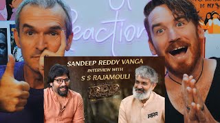 Sandeep Reddy Vanga Interview with SS Rajamouli  REACTION [upl. by Pascal]