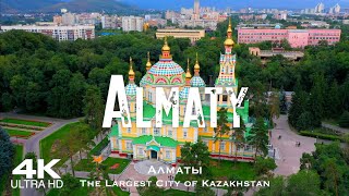 ALMATY 🇰🇿 Алматы 2024 Drone Aerial 4K  Kazakhstan Қазақстан kazakhstan almaty [upl. by Archangel692]