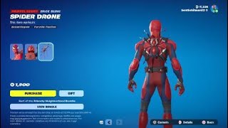 Fortnite Spiderman Zero Skin [upl. by Aihsas]